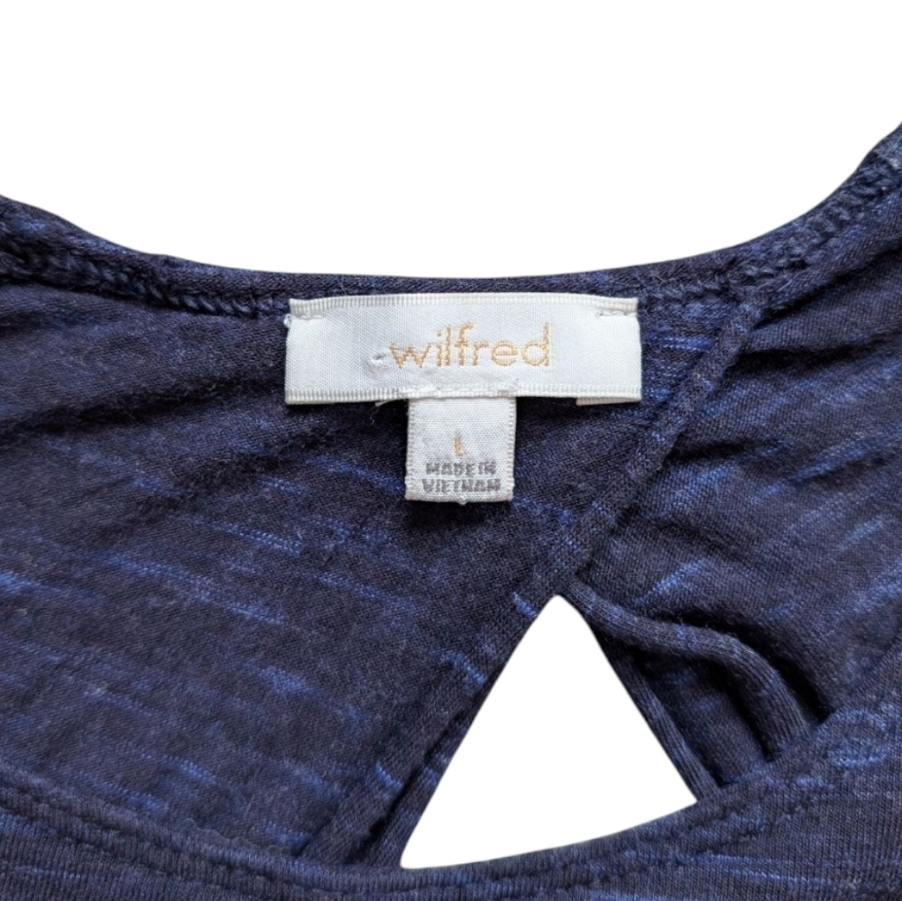 Aritzia Wilfred Tank Top Womens Large Blue - Picture 6 of 7